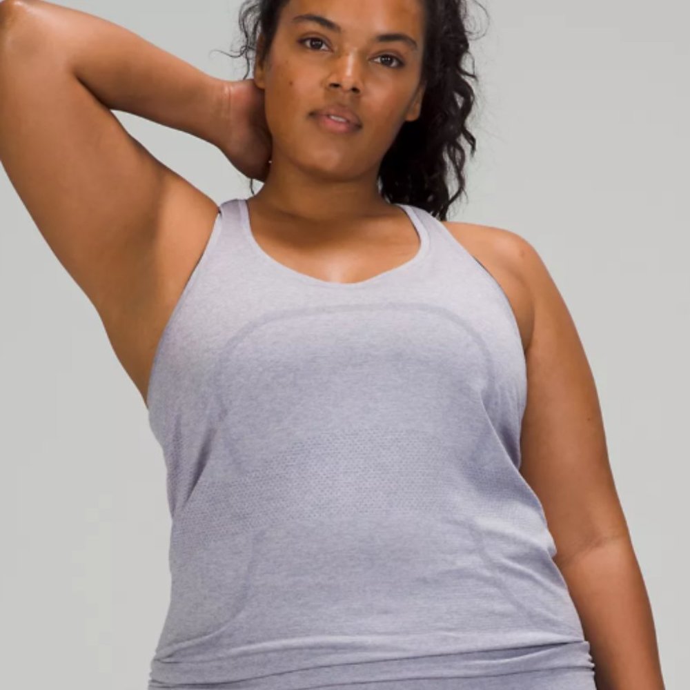 Lululemon swiftly tank size 6 light purple